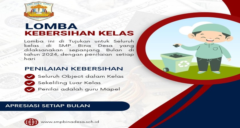 Lomba kebersihan kelas 2024